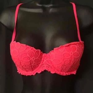 Victoria Secret pink lace bra